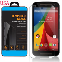 Tempered Glass Screen Protector For Motorola Moto G 2Nd Gen Usa - £11.78 GBP