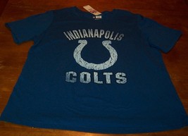 VINTAGE STYLE WOMEN&#39;S TEEN INDIANAPOLIS COLTS NFL T-Shirt 3XL XXXL NEW w... - $19.80