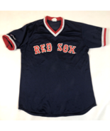 Vintage Boston Red Sox Majestic Blue Pullover #2 Remy Jersey Large USA Made - £62.27 GBP