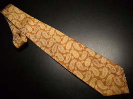 Jos A Bank Signature Collection Neck Tie Golds and Browns Made in Italy ... - £11.12 GBP