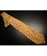 Jos A Bank Signature Collection Neck Tie Golds and Browns Made in Italy Silk - $13.99
