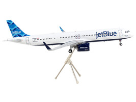 Airbus A321neo Commercial Aircraft &quot;JetBlue Airways&quot; White with Blue Tail &quot;Gemin - £98.74 GBP