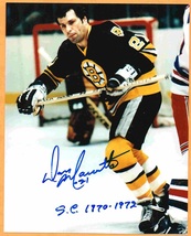 Boston Bruins Don Marcotte Autograph Autographed Photo With COA  - £15.88 GBP
