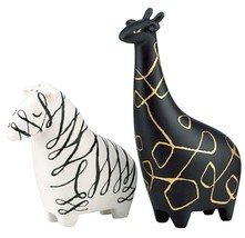 Kate Spade Woodland Park Zebra &amp; Giraffe Salt &amp; Pepper Shakers by Lenox New - £54.51 GBP