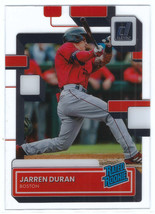 2022 Panini Chronicles #56 Jarren Duran Boston Red Sox Clearly Donruss RC - £1.95 GBP