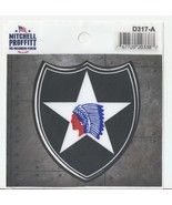 US ARMY 2ND INFANTRY DIVISION PREMIUM DIE-CUT VINYL STICKER  - $110.92 MXN