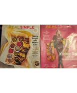 Real Simple Magazine, 2 issues, 2022 and 2023, like new - $16.84 CAD
