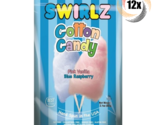 12x Bags Swirlz Pink Vanilla &amp; Blue Raspberry Flavored Cotton Candy | 3.1oz - $43.33