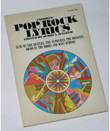 HIPPIE POP/ROCK LYRICS VINTAGE PAPERBACK BOOK 1969 - £18.00 GBP