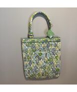 Vera Bradley English Meadow Floral Slim Tote Bag Quilted Cotton NWT - $19.79