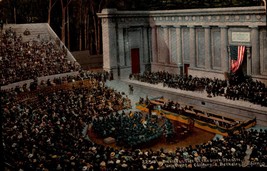 President Taft at the Greek Theater, Berkeley, California,  Postcard bk50 - £3.95 GBP