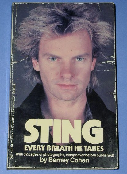 Primary image for STING/POLICE PAPERBACK BOOK VINTAGE 1984
