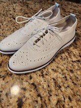 Cole Haan Women&#39;s Originalgrand Stitchlite Wingtip Oxford Shoes White Si... - $47.52