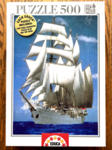 Sealed Educa 500 Piece Puzzle Esmeralda, Chile 4 Masted Sailing Ship - £12.55 GBP