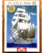 SEALED EDUCA 500 PIECE PUZZLE ESMERALDA, CHILE 4 MASTED SAILING SHIP - $15.95