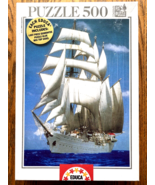 SEALED EDUCA 500 PIECE PUZZLE ESMERALDA, CHILE 4 MASTED SAILING SHIP - £12.54 GBP