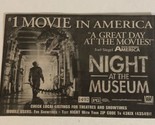 Night At The Museum Vintage Tv Print Ad Ben Stiller Robin Williams TV1 - £4.66 GBP