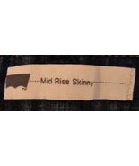 WOMENS LEVI STRAUSS MID RISE SKINNY BLUE JEANS PANTS 14M 32 x 29.5 DURABLE - €17,80 EUR