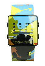 Nooka Zub Zot Aluminum SpongeBamo Spongebob Squarepants Digital LCD Watch NIB - £58.05 GBP