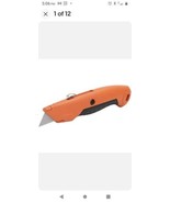 Retractable Aluminum Utility Knife Box Cutter With Blade Storage W/4 Bla... - £9.51 GBP
