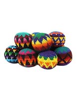 Peruvian Arts Hacky Sack Assorted Color- Set of 6 - £22.00 GBP