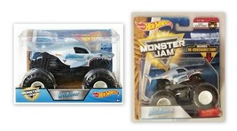 2017 HOT WHEELS MONSTER JAM TRUCKS 1/24 +1/64 SCALE MEGALODON - $44.99