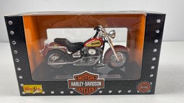 Vntg Maisto Harley-Davidson Motorcycle 1986 FLST Heritage Softail Evolution 8934 - £12.58 GBP