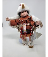 1993 Danbury Mint LITTLE EAGLE DANCER 12&quot; Porcelain Doll by Elke Hutchen... - £23.98 GBP