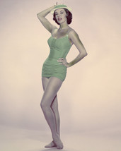 Cyd Charisse Posing In Vintage Rose Marie Reid Bathing Swimsuit 8X10 Photo - £7.66 GBP
