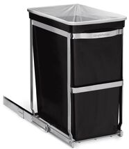 simplehuman 30 Liter/8 Gallon Under Counter Kitchen Cabinet Pull-Out Tra... - $59.33