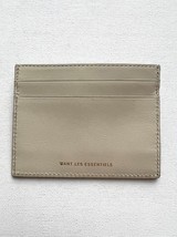 Want Les Essentiels Branson Leather Card Holder Wallet Beige - $89.07