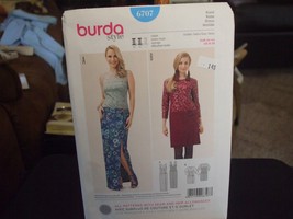 Burda 6707 Misses Dress in 2 Lengths Pattern - Size 8-18 - $10.05