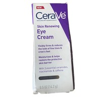 Cerave Skin Renewing Eye Cream Peptide Complex - 0.5 oz New - £12.28 GBP