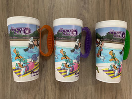 Walt Disney Parks Travel Mug Resort Rapid Fill Refillable Cup Lot of 3 - £18.35 GBP