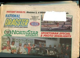 National DRAGSTER-9/9/1988-NORTHSTAR NATIONAL-NHRA Vg - £24.81 GBP