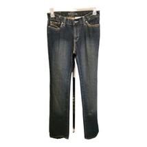 Petrol Jeans Womens Size 6 Hb Stud Sideseam Dark Wash Distressed  - £11.79 GBP