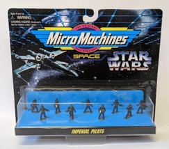 1996 Star Wars Micro Machines Space Imperial Pilots Set #66080, Sealed! - £14.38 GBP