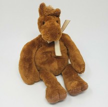 12&quot; Mary Meyer Flip Flops Baby Brown Horse / Pony Stuffed Animal Plush Toy &amp; Bow - £37.21 GBP