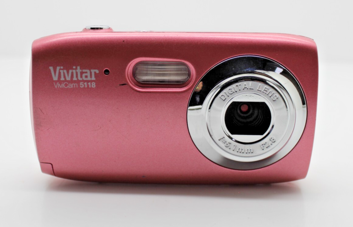 Vivitar 5118 5.1 MP Digital Camera - Pink - $24.99
