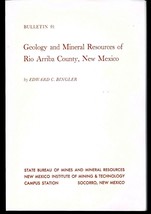 New Mexico Bureau of Mines: Geology and Mineral Resources of Rio Arriba ... - $32.89