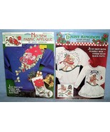 Daisy Kingdom 2 Christmas Applique Sets Tartan Floral &amp; Rocking Reindeer... - $8.00