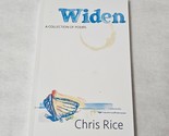 Widen A Collection of Poems by Chris Rice paperback 2016 - $13.98