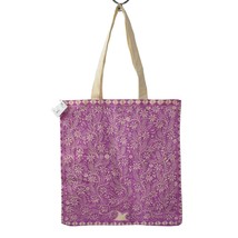 Wajiro Dream Cotton Bag Tote Screen Print Pink - $26.99