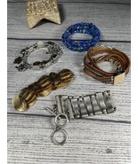 Vtg Lot Of 5 Costume Fashion Jewelry Lot Bracelets - €8,68 EUR