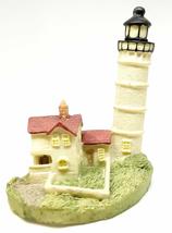 Home For ALL The Holidays Hand Painted Polyresin Lighthouse Figurine 4 Inches (B - £11.95 GBP