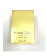 Vintage Halston Perfume Bottle Pendant Necklace Elsa Peretti Gold-Filled... - $6,232.98 MXN