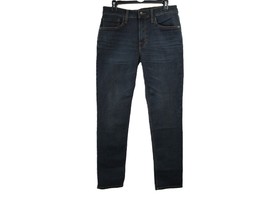 Goodfellow &amp; Co Slim Fit Men&#39;s Indigo Blue Jeans, Flex Fabric Denim Pants - £24.92 GBP