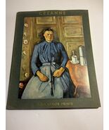 Cézanne Skira Color Prints Folio Vintage Art Book 6 Color Plates Switzer... - $38.00