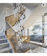 36-LED Lights Moderne Chandelier  Light Fixtures High Ceiling for Entran... - $494.01