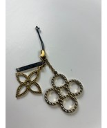 LOUIS VUITTON Flower Shaped Telephone Strap Bag Charm Keyring Key Chain - €129,06 EUR